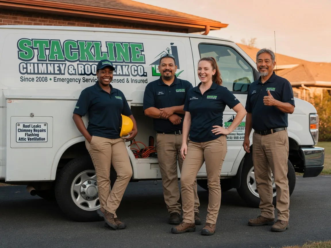 Chimney flashing repair company in Temple, TX